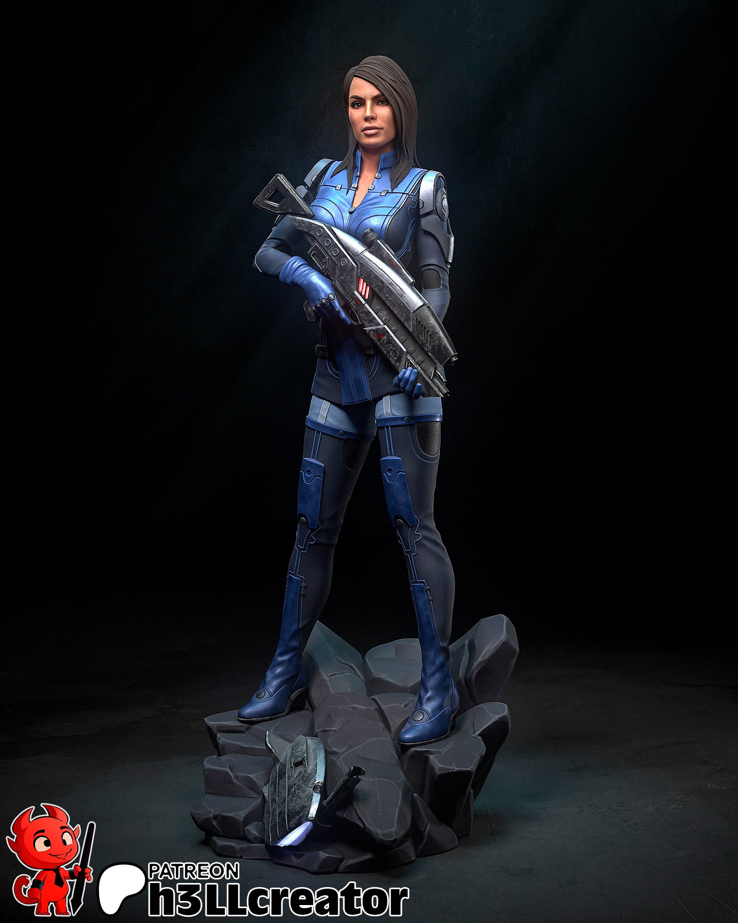 Ashley Williams | Mass Effect | Handcrafted Figure