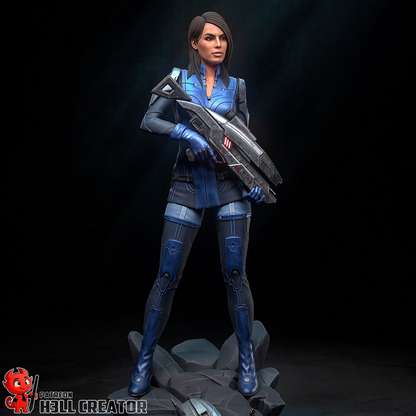 Ashley Williams | Mass Effect | Handcrafted Figure
