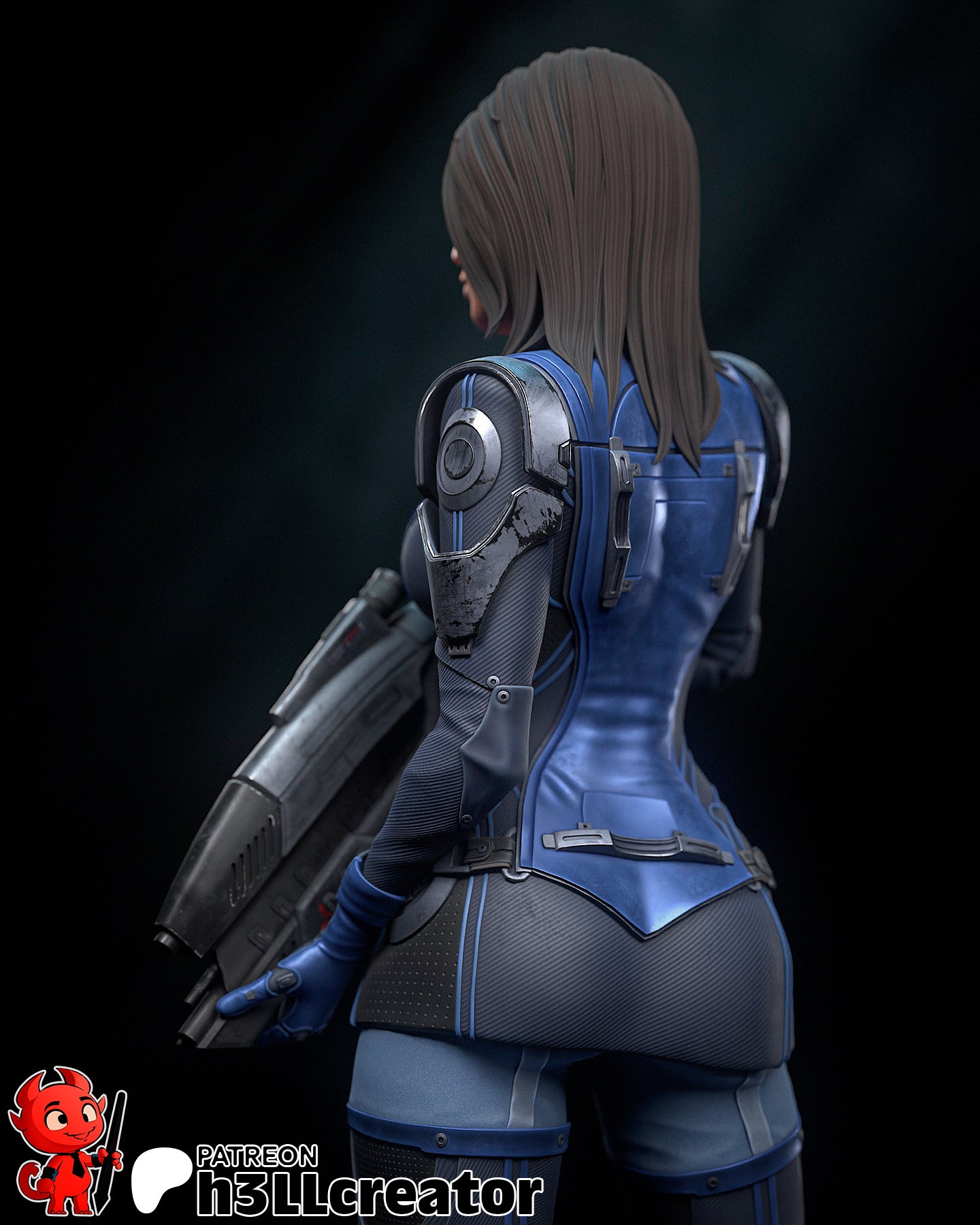 Ashley Williams | Mass Effect | Handcrafted Figure