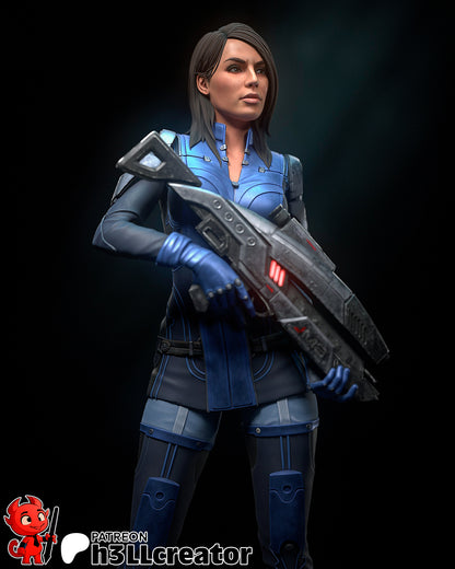Ashley Williams | Mass Effect | Handcrafted Figure