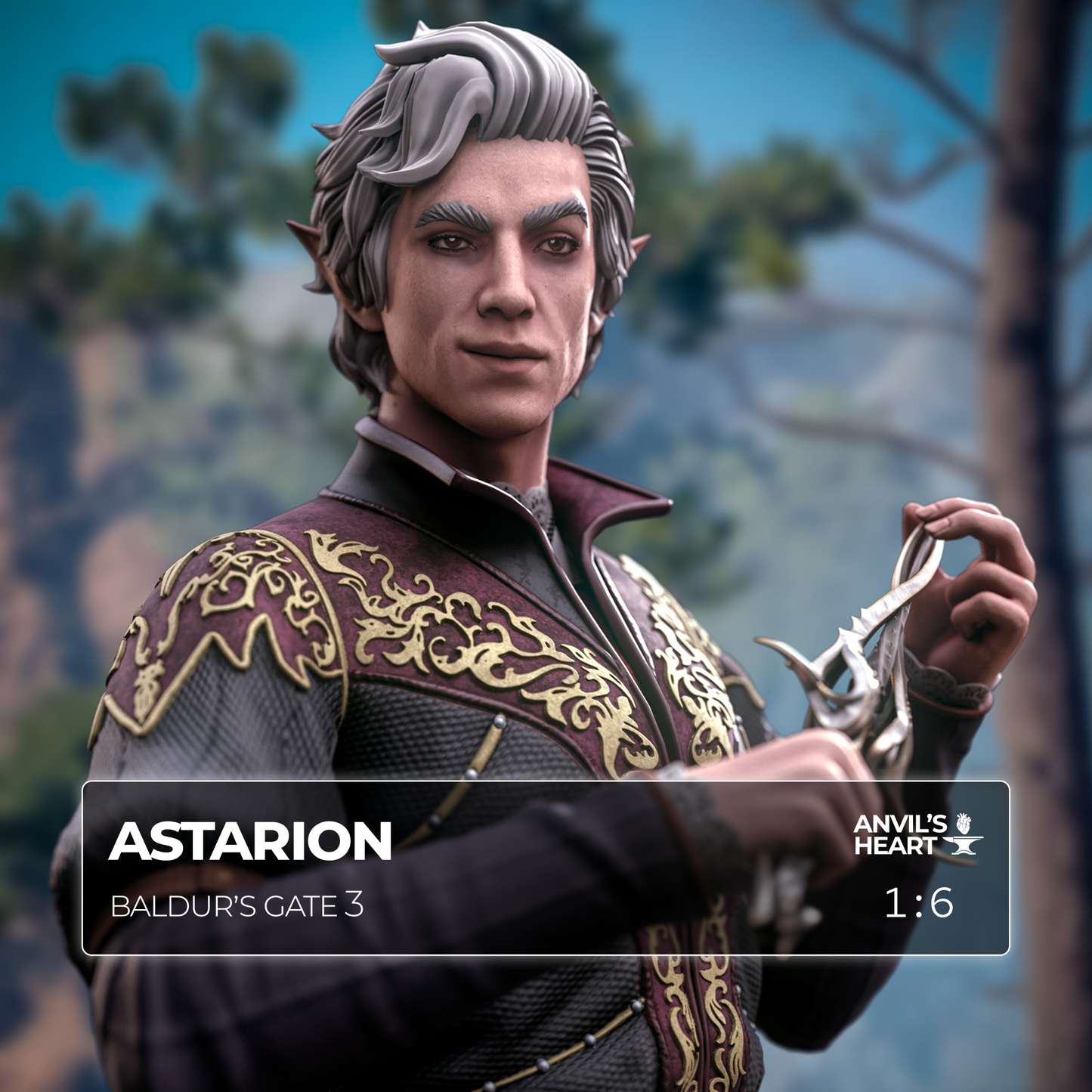 Astarion | Baldur’s Gate 3 | Handcrafted Figure