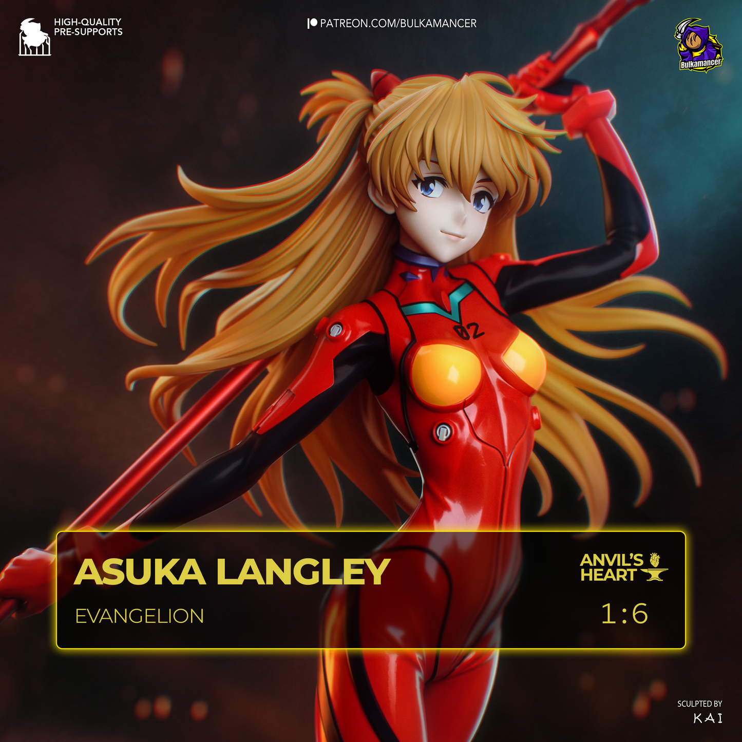 Asuka Langley | Evangelion | Handcrafted Figure