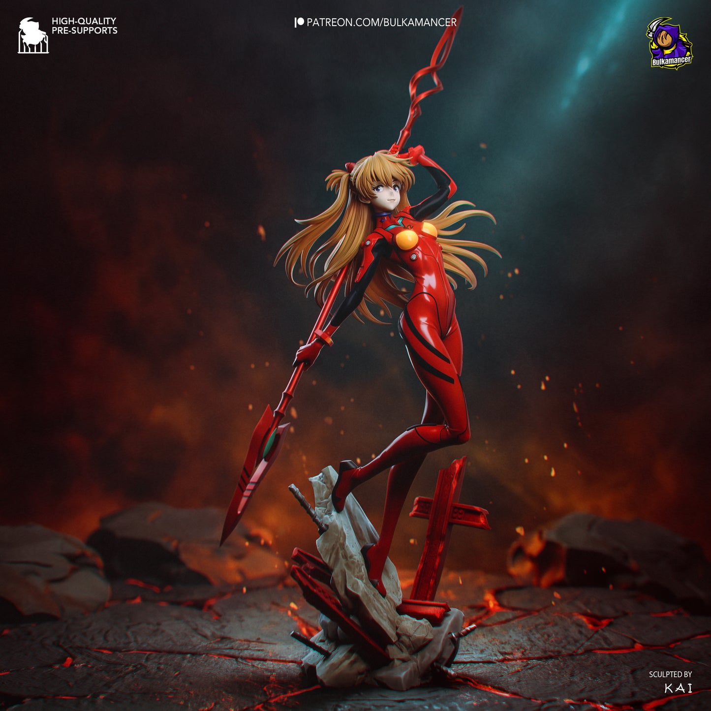 Asuka Langley | Evangelion | Handcrafted Figure