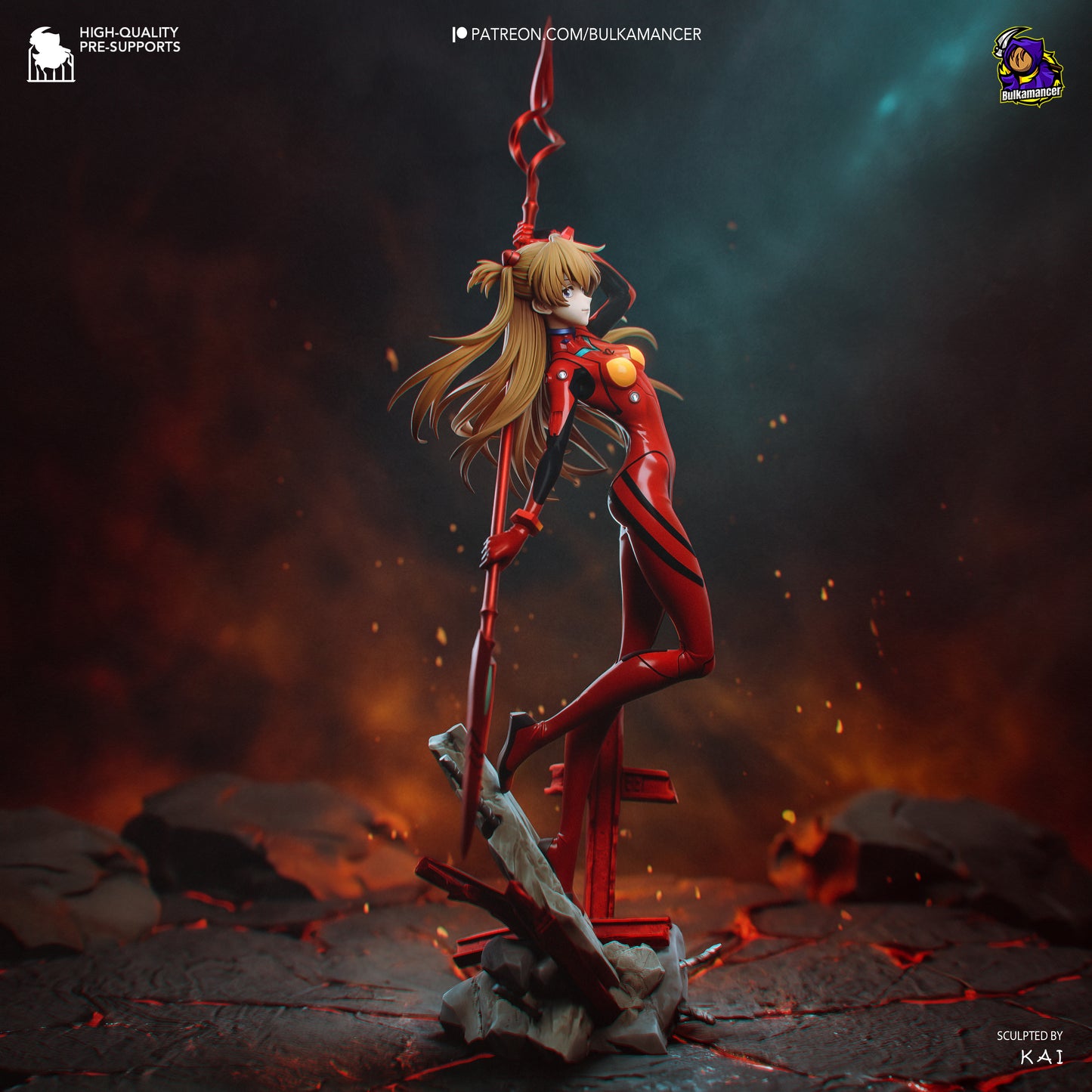 Asuka Langley | Evangelion | Handcrafted Figure