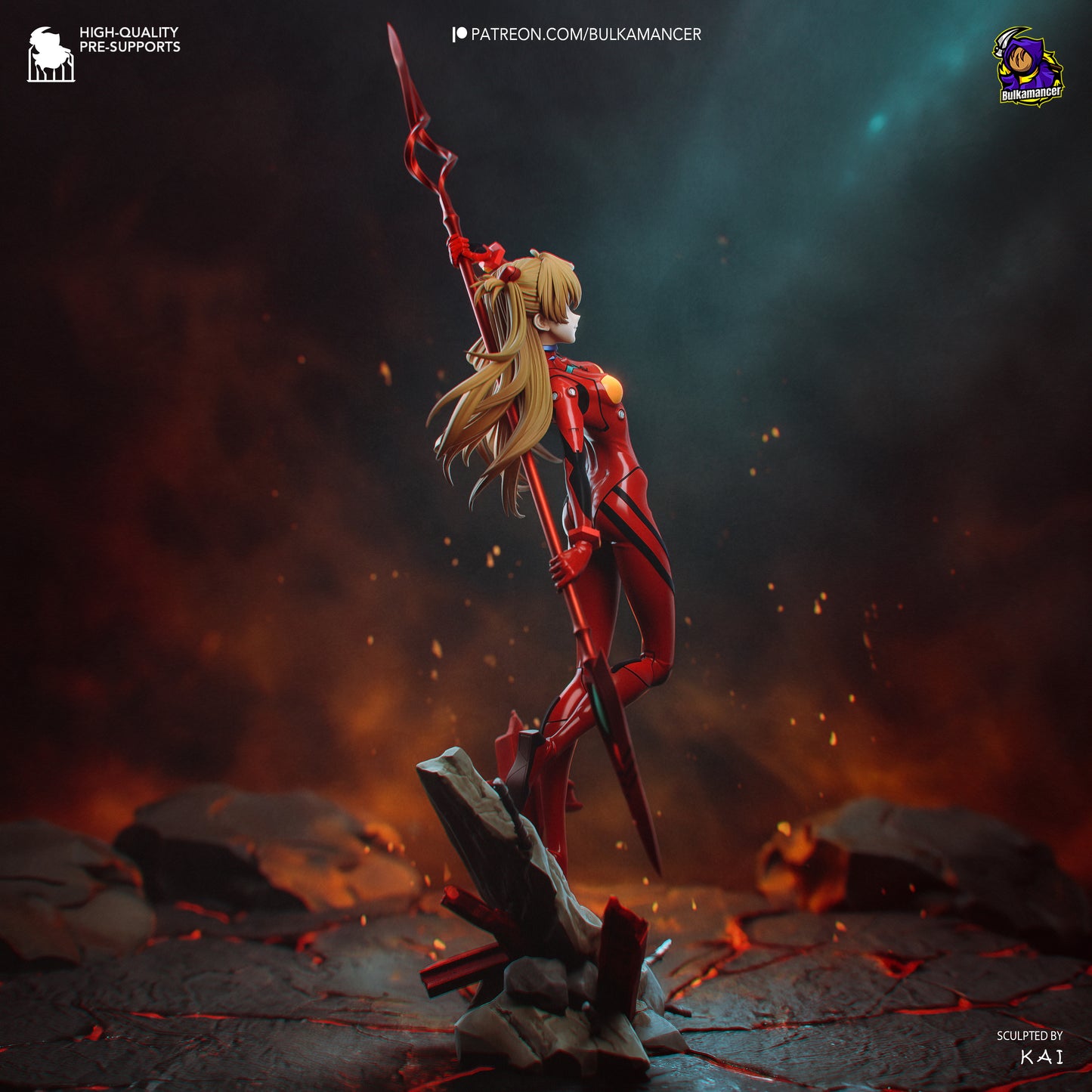 Asuka Langley | Evangelion | Handcrafted Figure