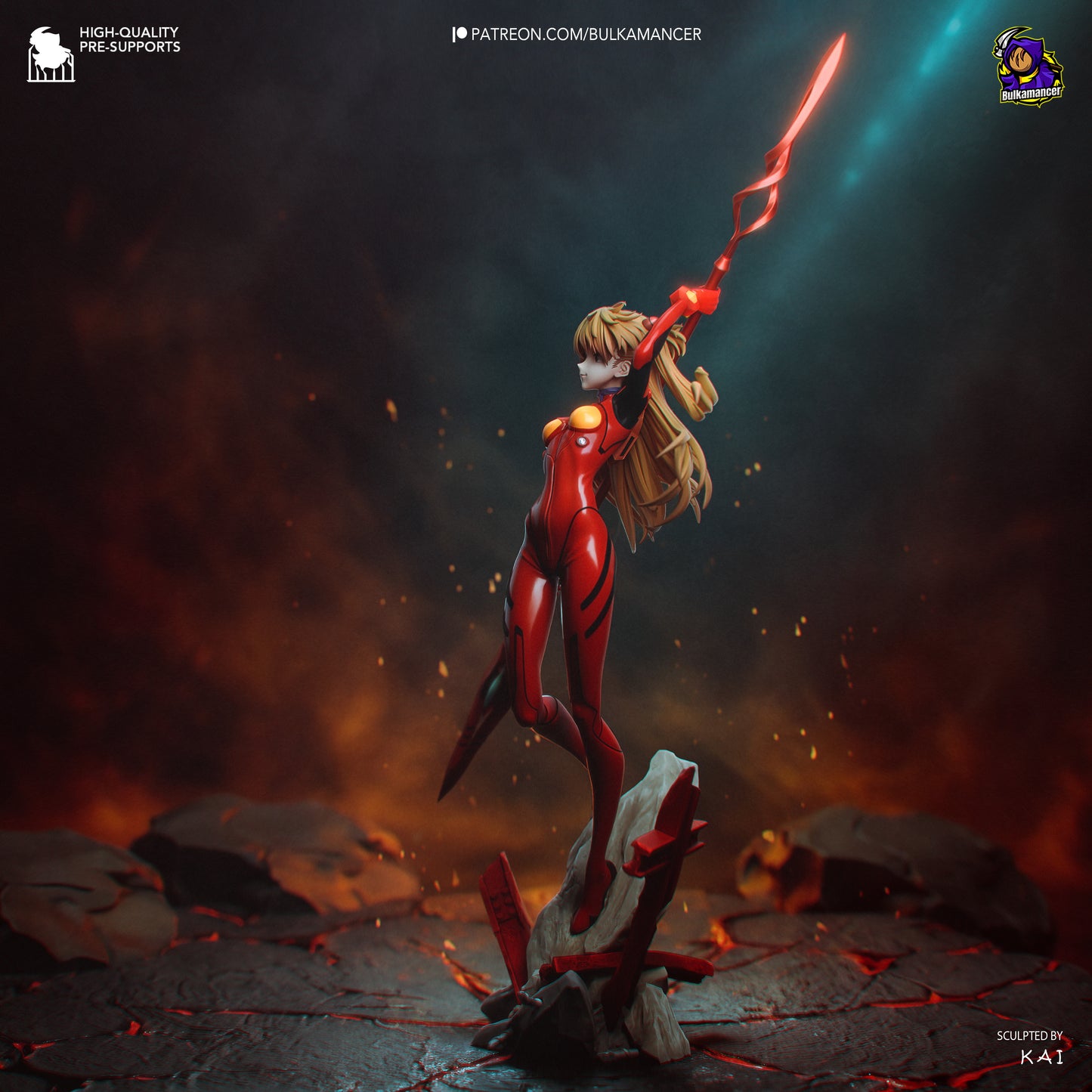 Asuka Langley | Evangelion | Handcrafted Figure