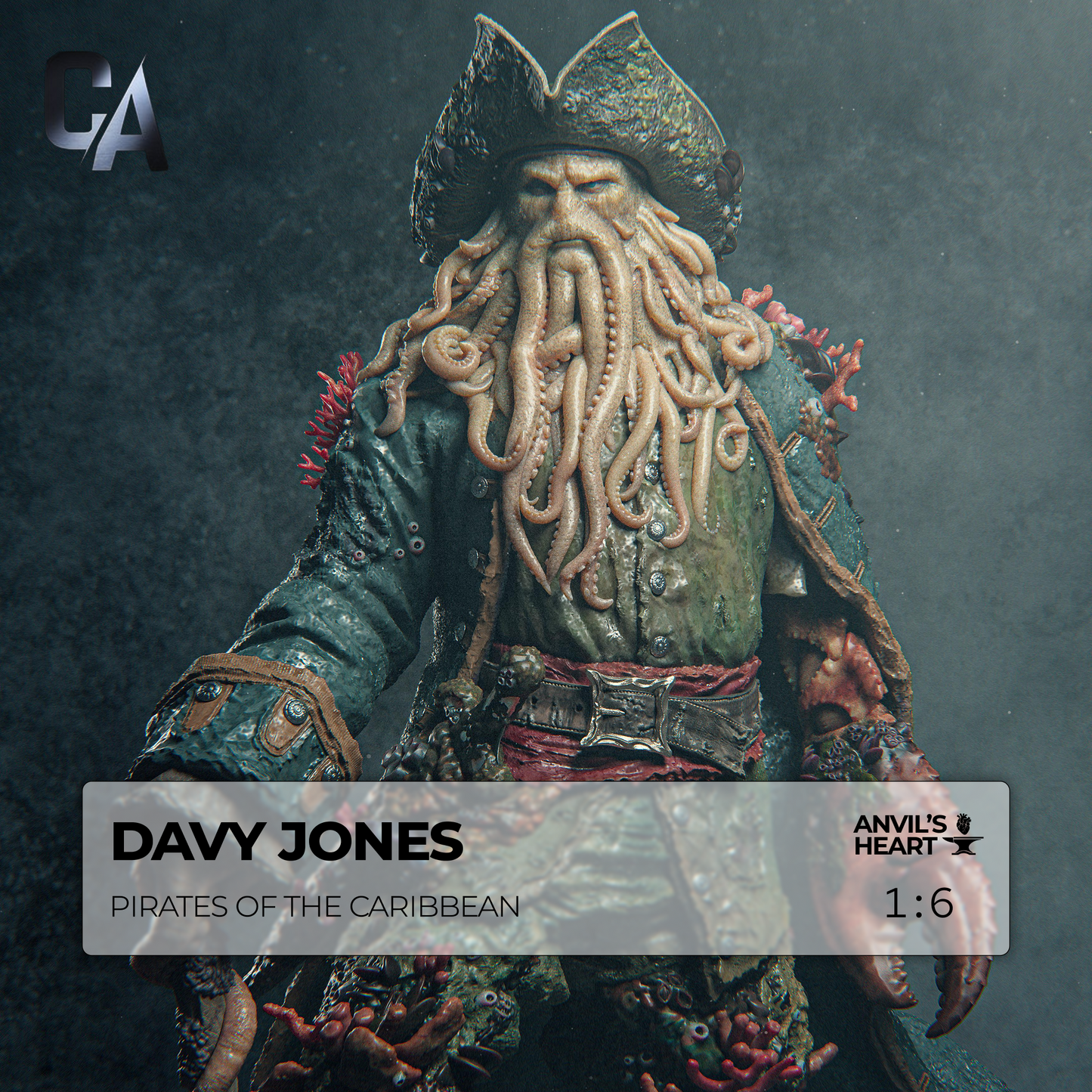 Davy Jones | Pirates of the Caribbean | Handcrafted Figure