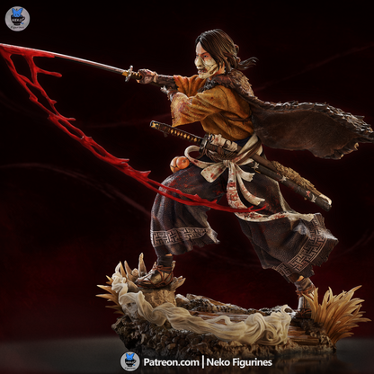 Snowbound Ronin | Handcrafted Figure