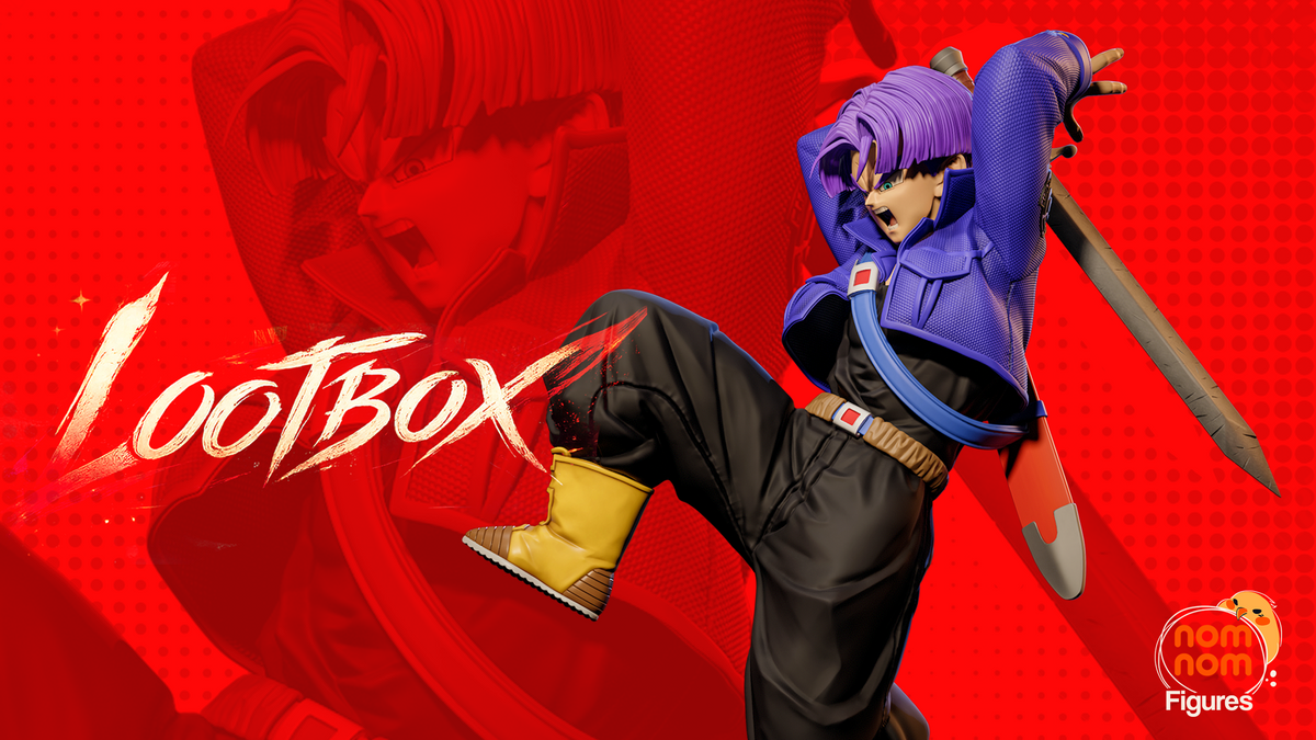 Purple-Haired Swordsman | Handcrafted Figure
