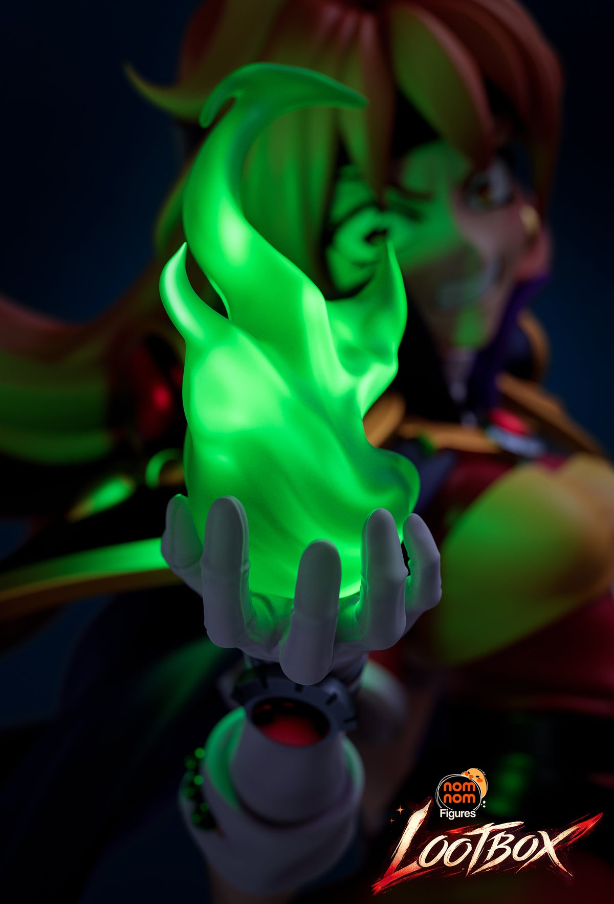 Fiery Sorceress | Handcrafted Figure