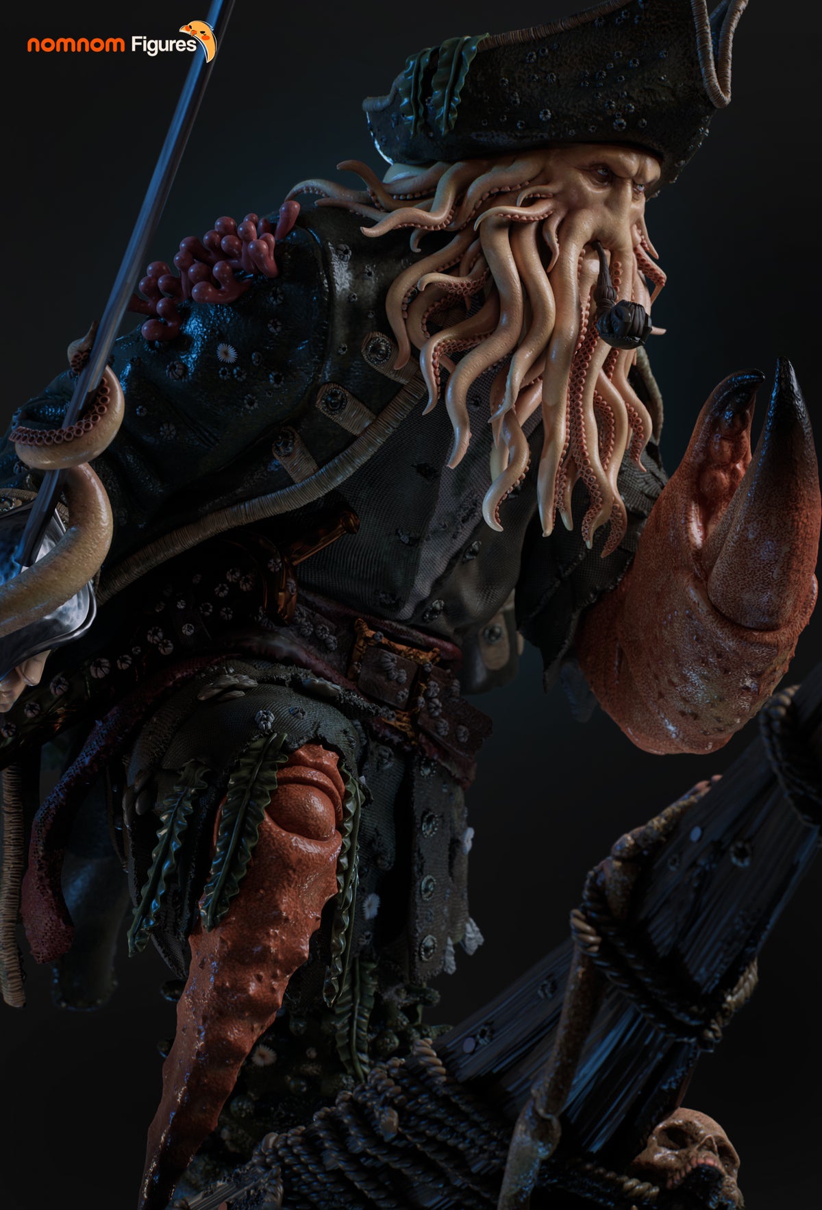 Tentacled Sea Captain | Handcrafted Figure