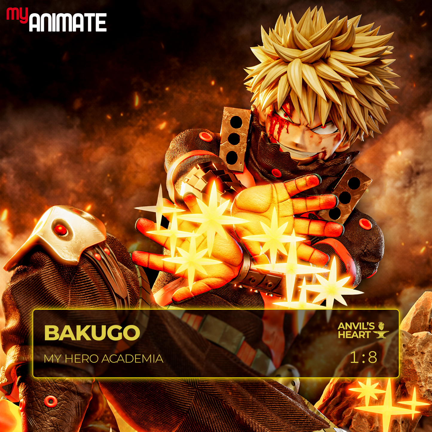 Bakugo | My Hero Academia | Handcrafted Figure