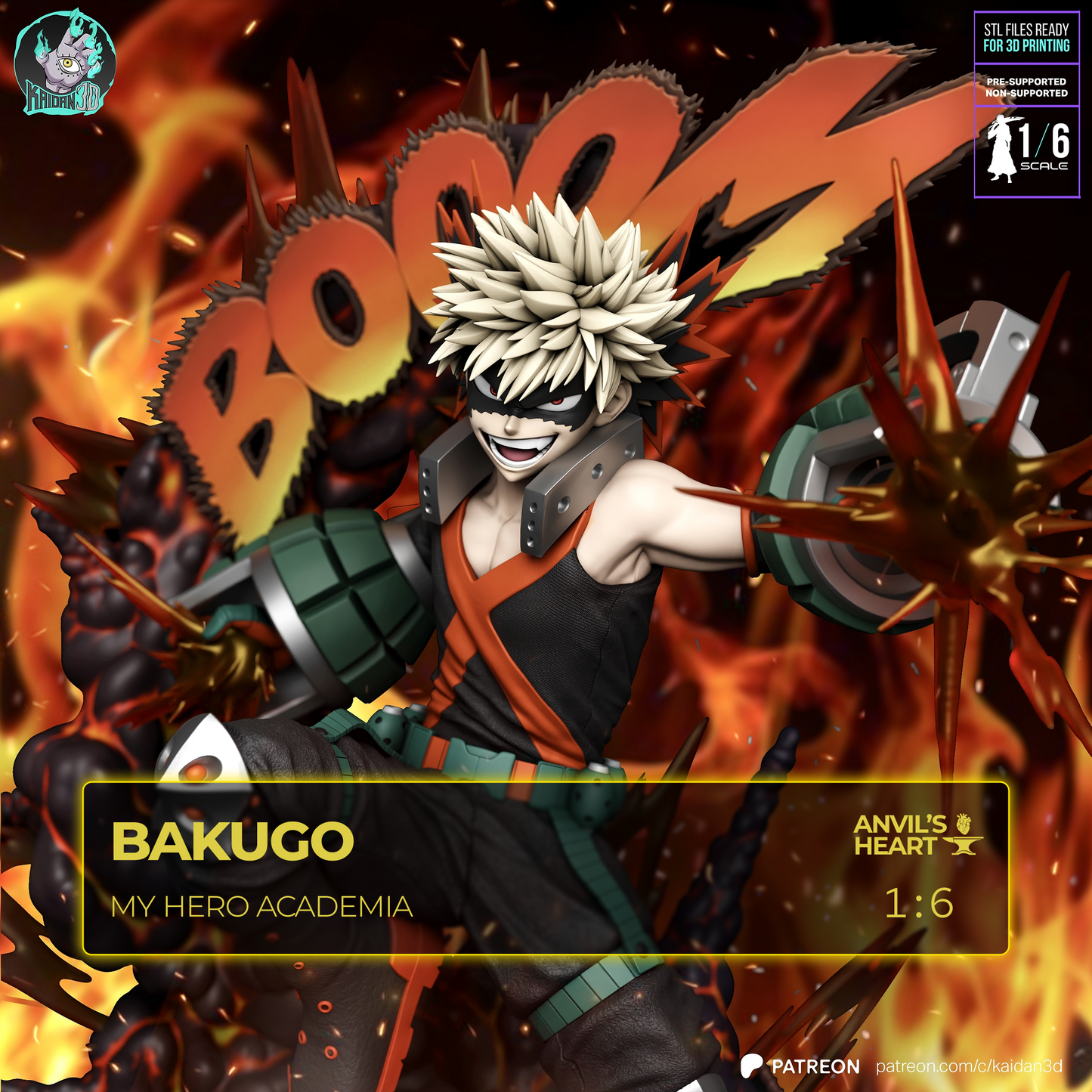 Bakugo | My Hero Academia | Handcrafted Figure