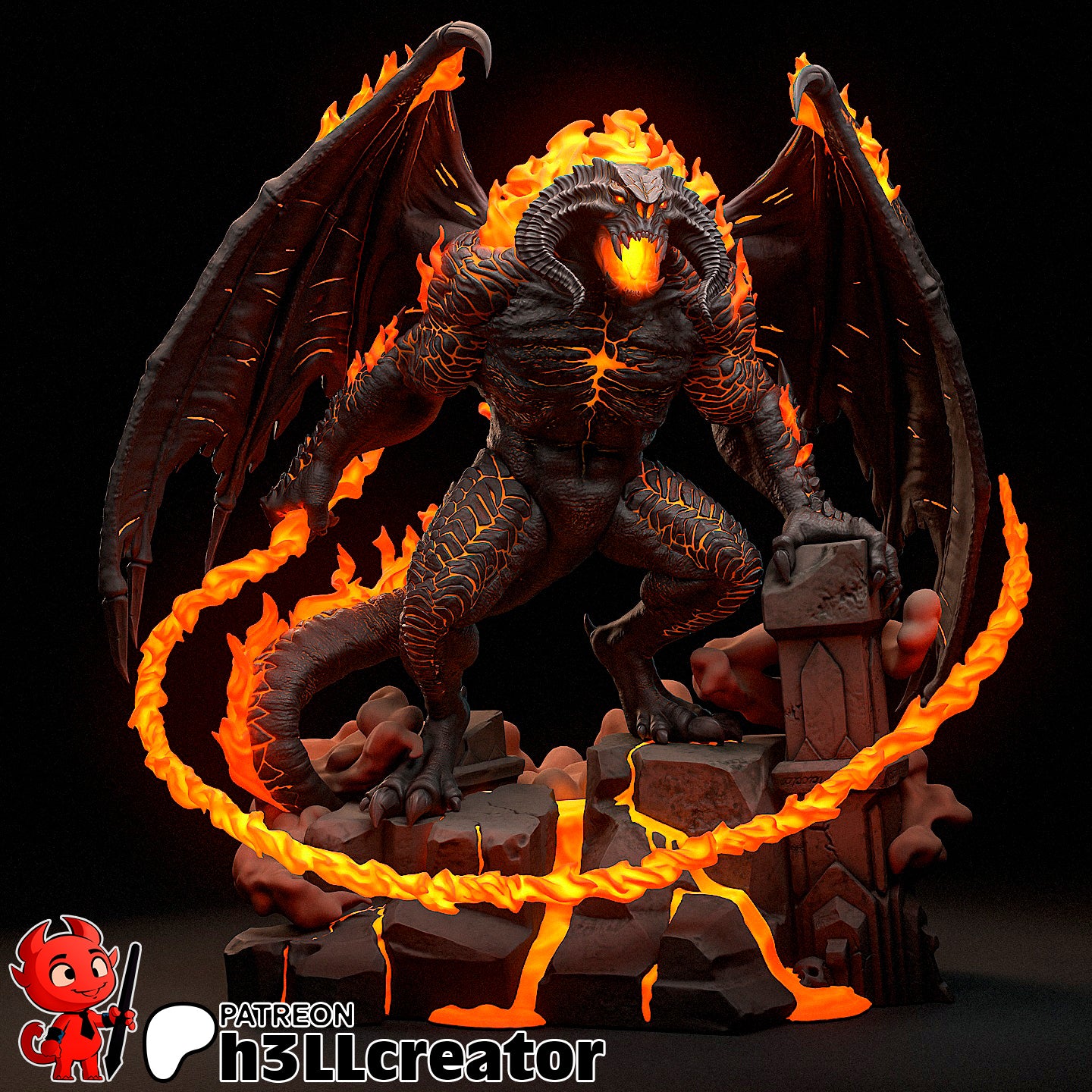 Balrog | Lord Of The Rings | Handcrafted Figure