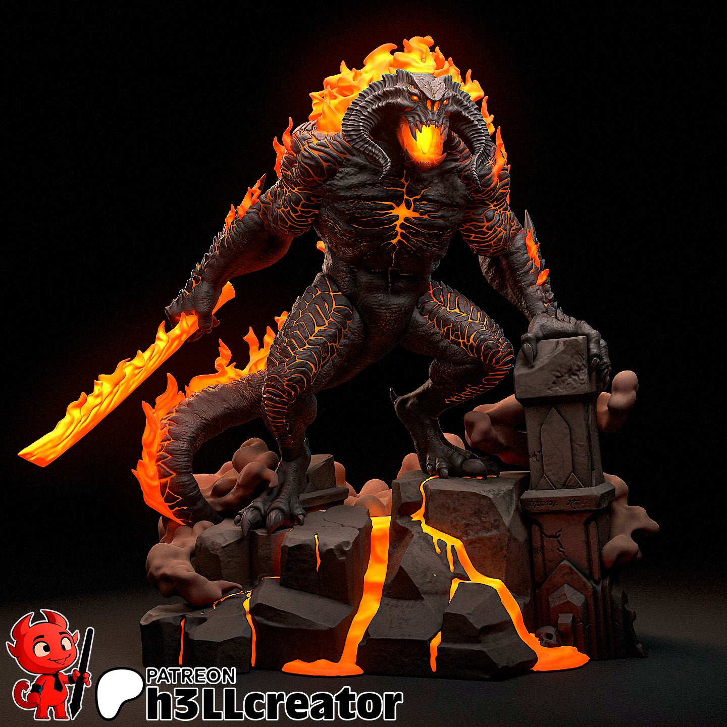 Balrog | Lord Of The Rings | Handcrafted Figure