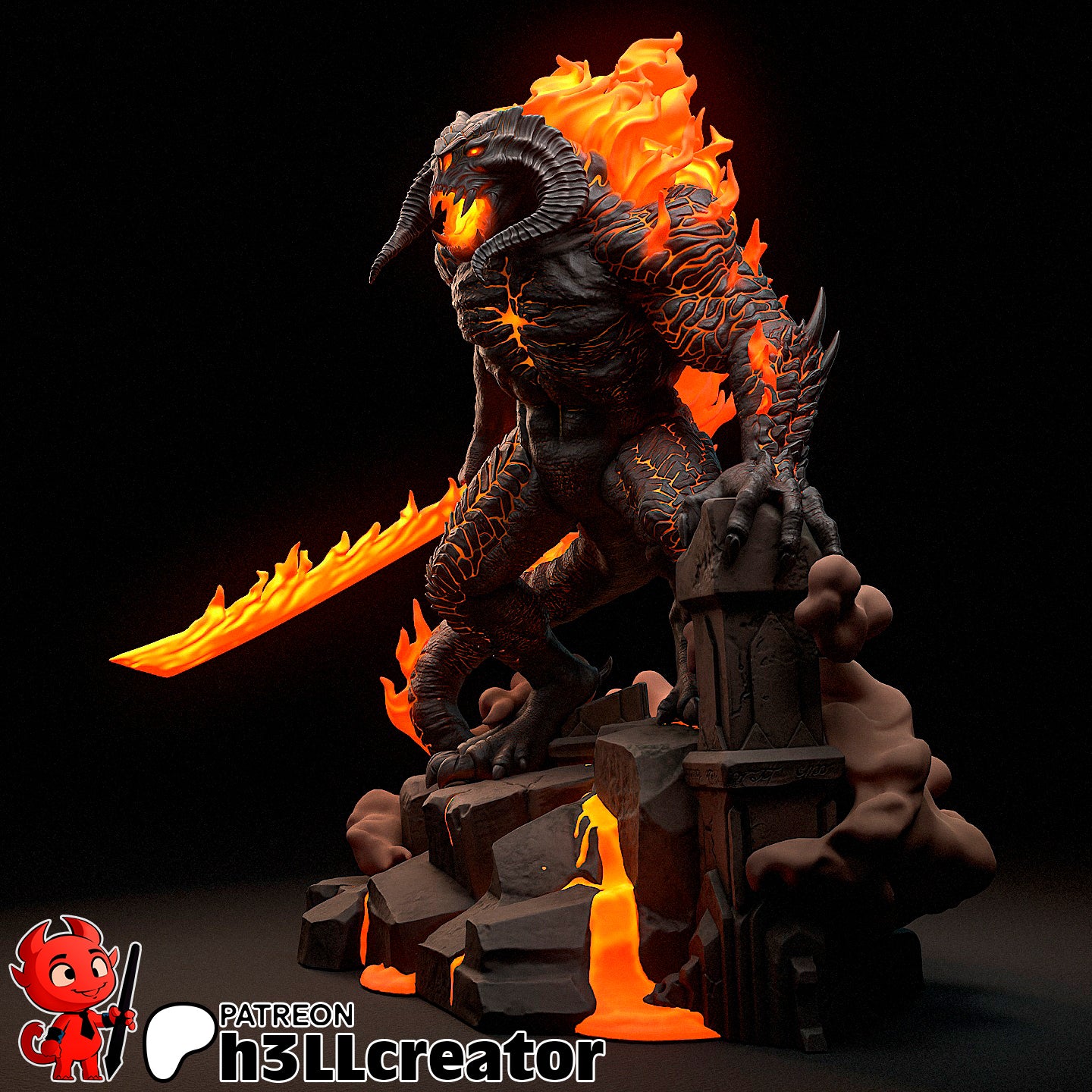 Balrog | Lord Of The Rings | Handcrafted Figure