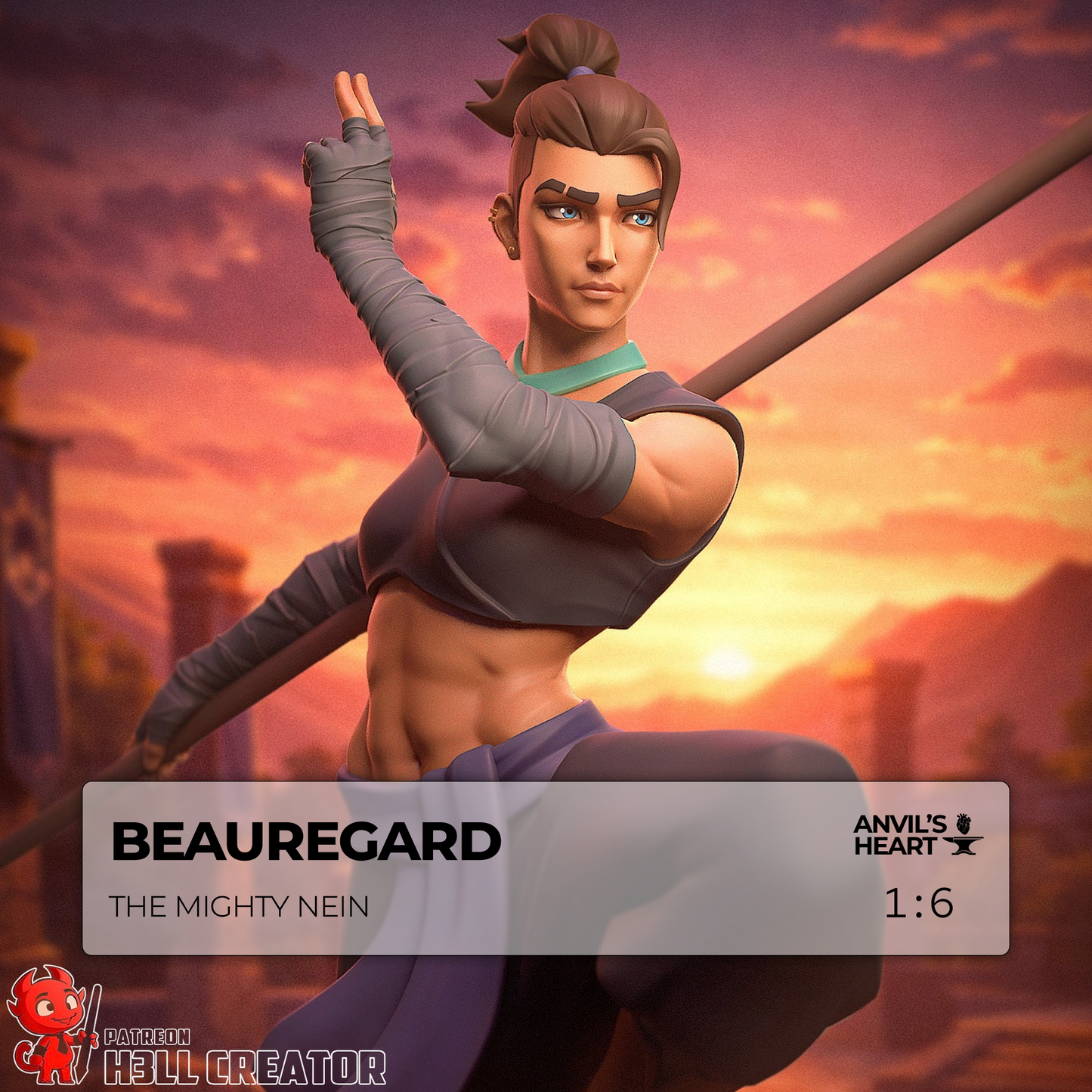 Beauregard | The Mighty Nein | Handcrafted Figure
