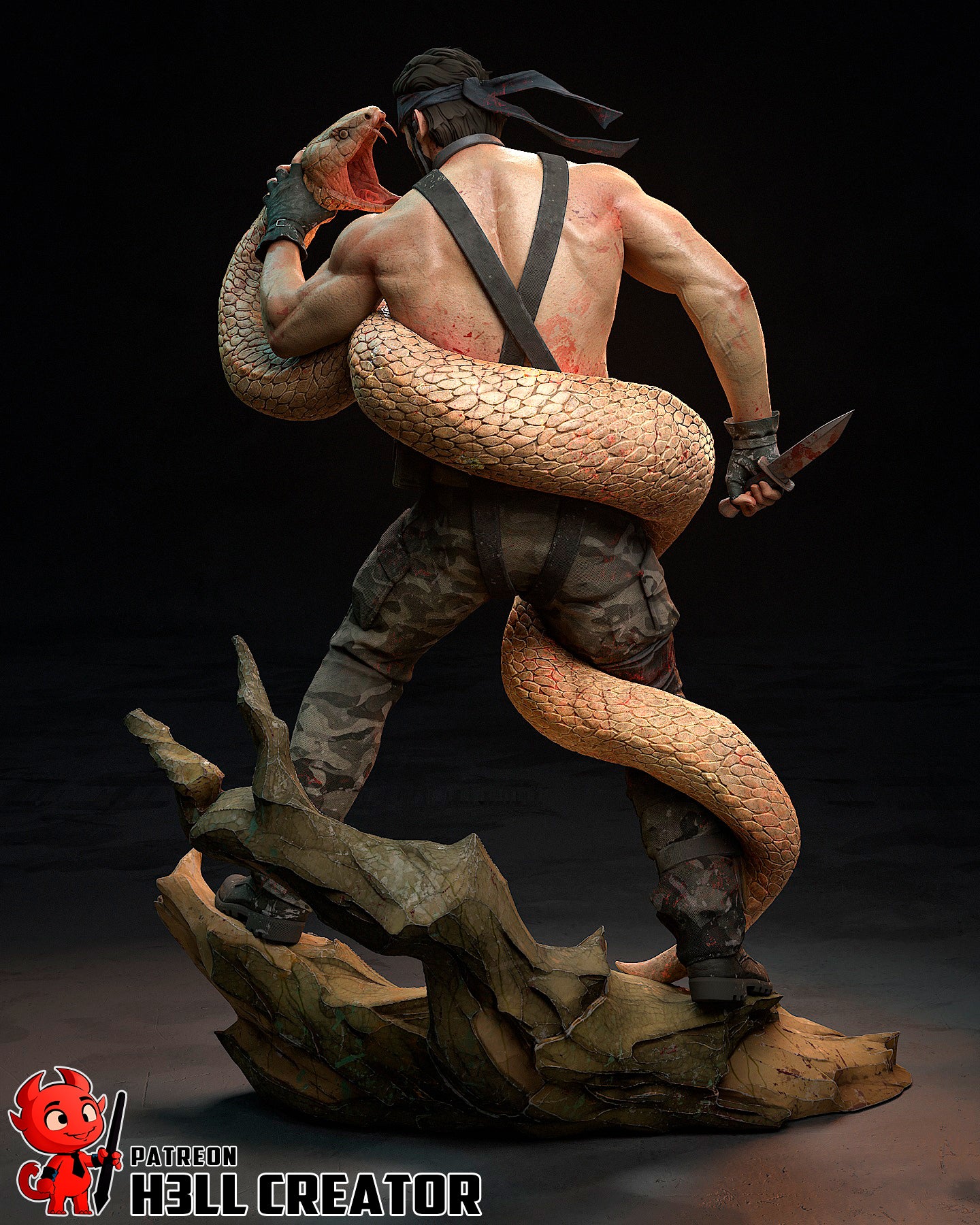 Big Boss | Metal Gear | Handcrafted Figure