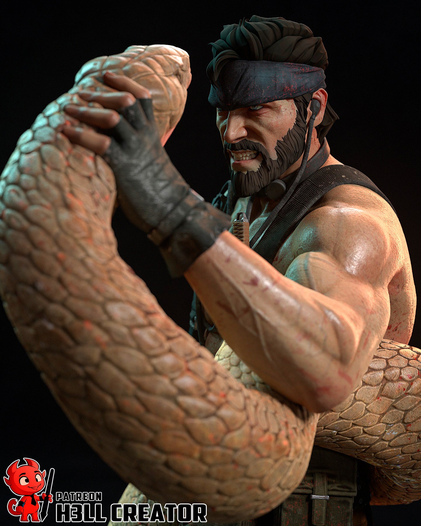 Big Boss | Metal Gear | Handcrafted Figure