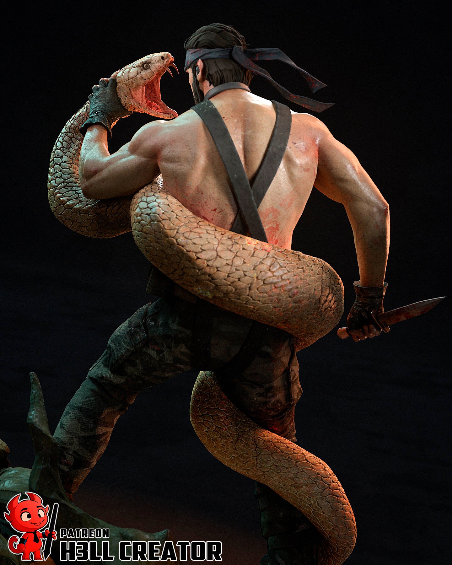 Big Boss | Metal Gear | Handcrafted Figure