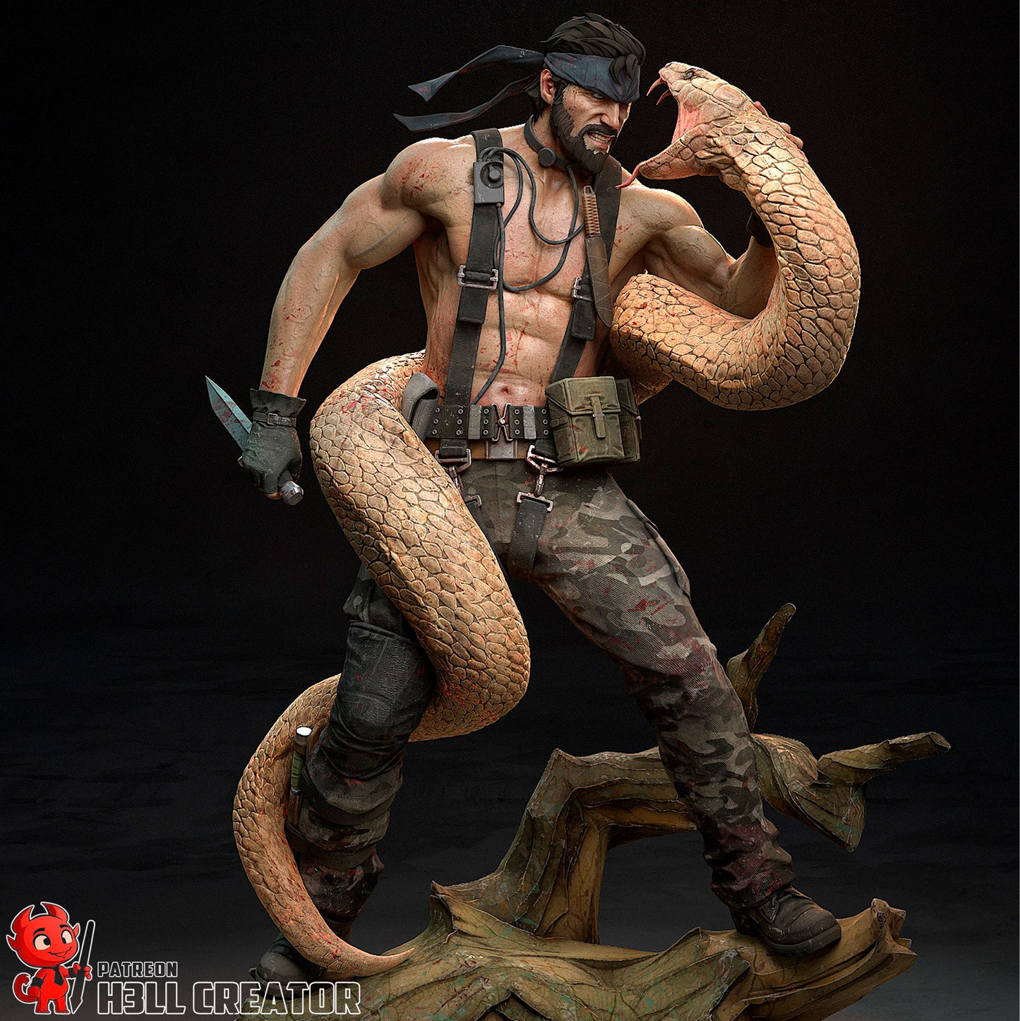 Big Boss | Metal Gear | Handcrafted Figure