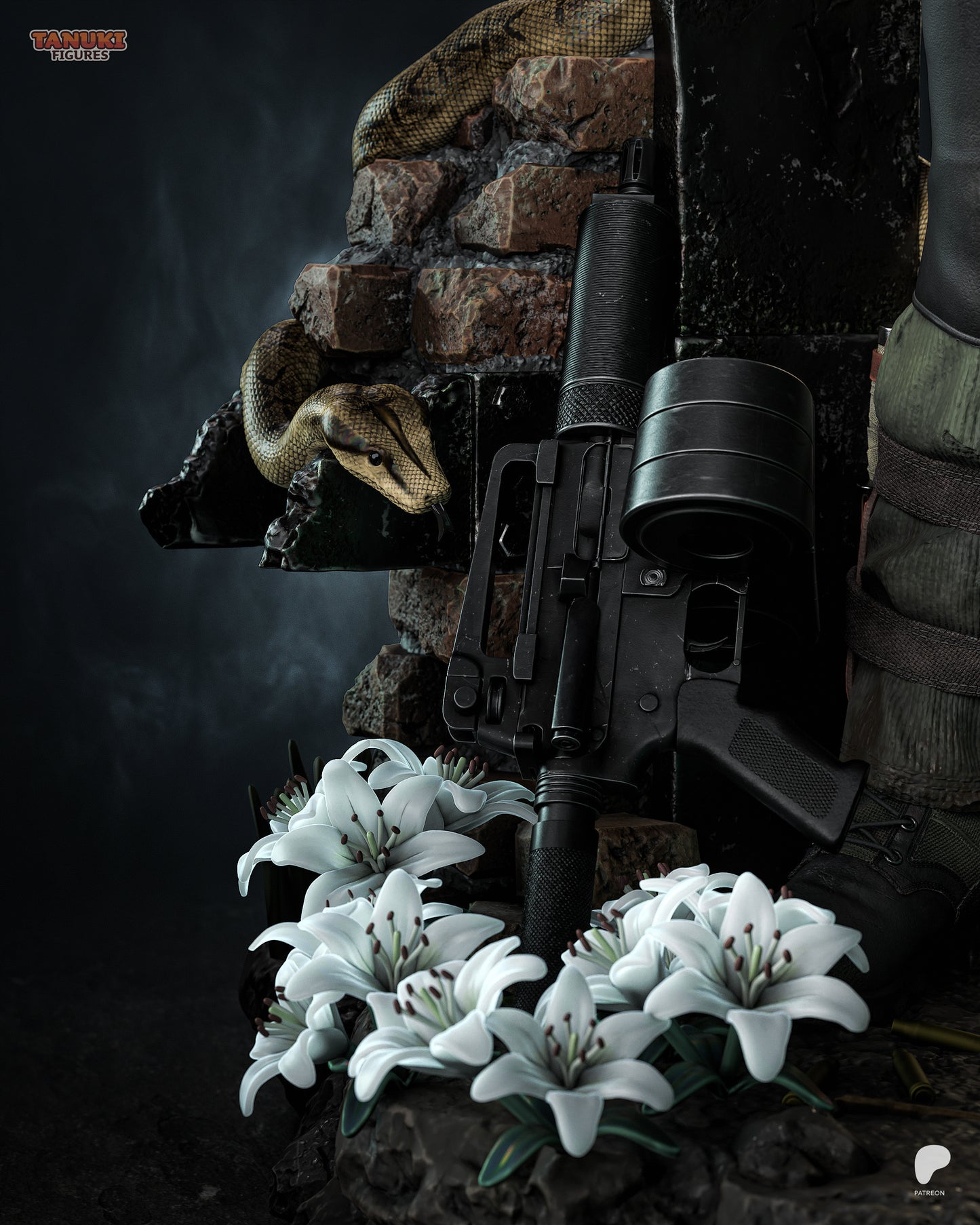 Big Boss | Metal Gear | Handcrafted Figure