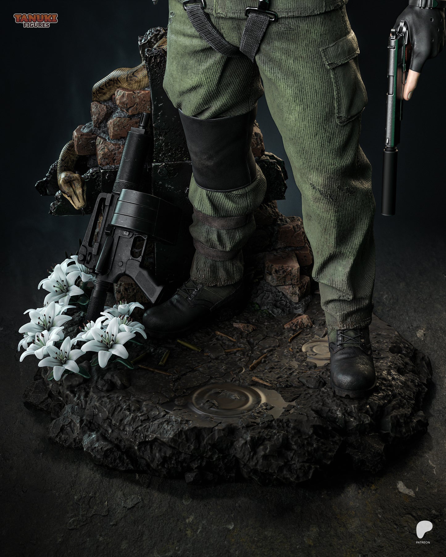 Big Boss | Metal Gear | Handcrafted Figure