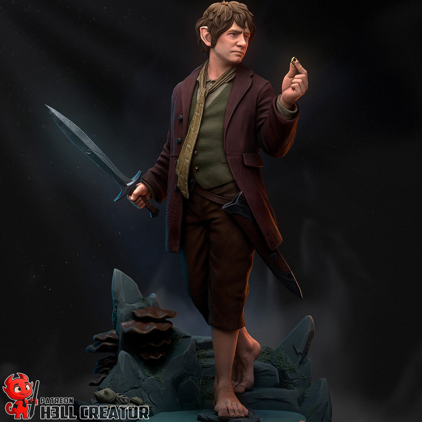 Bilbo Baggins | The Hobbit | Handcrafted Figure