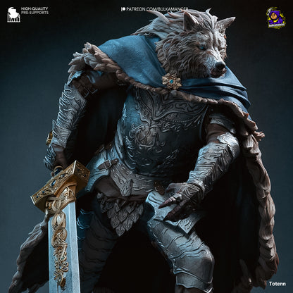 Blaidd the Half-Wolf | Elden Ring | Handcrafted Figure