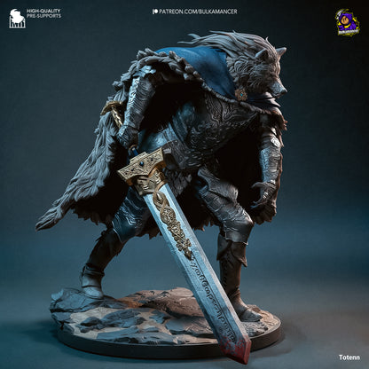 Blaidd the Half-Wolf | Elden Ring | Handcrafted Figure