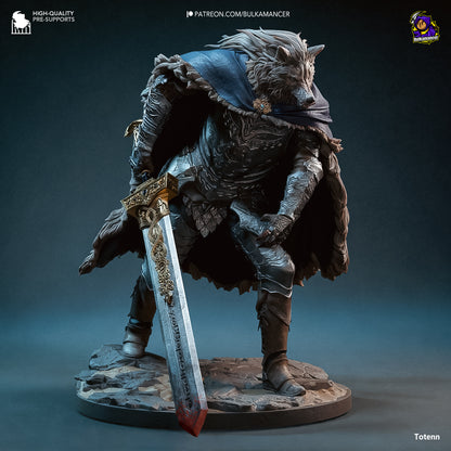 Blaidd the Half-Wolf | Elden Ring | Handcrafted Figure
