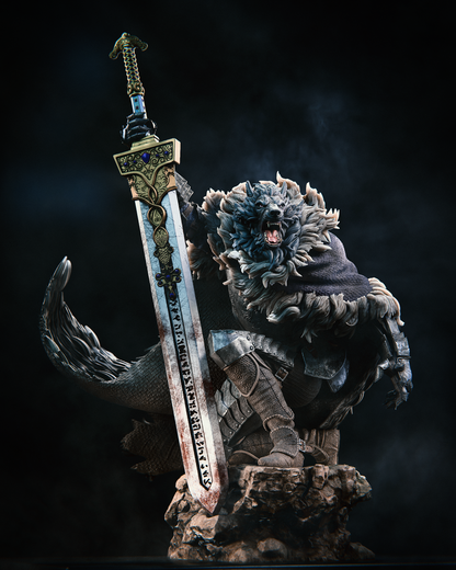 Blaidd the Half-Wolf | Elden Ring | Handcrafted Figure