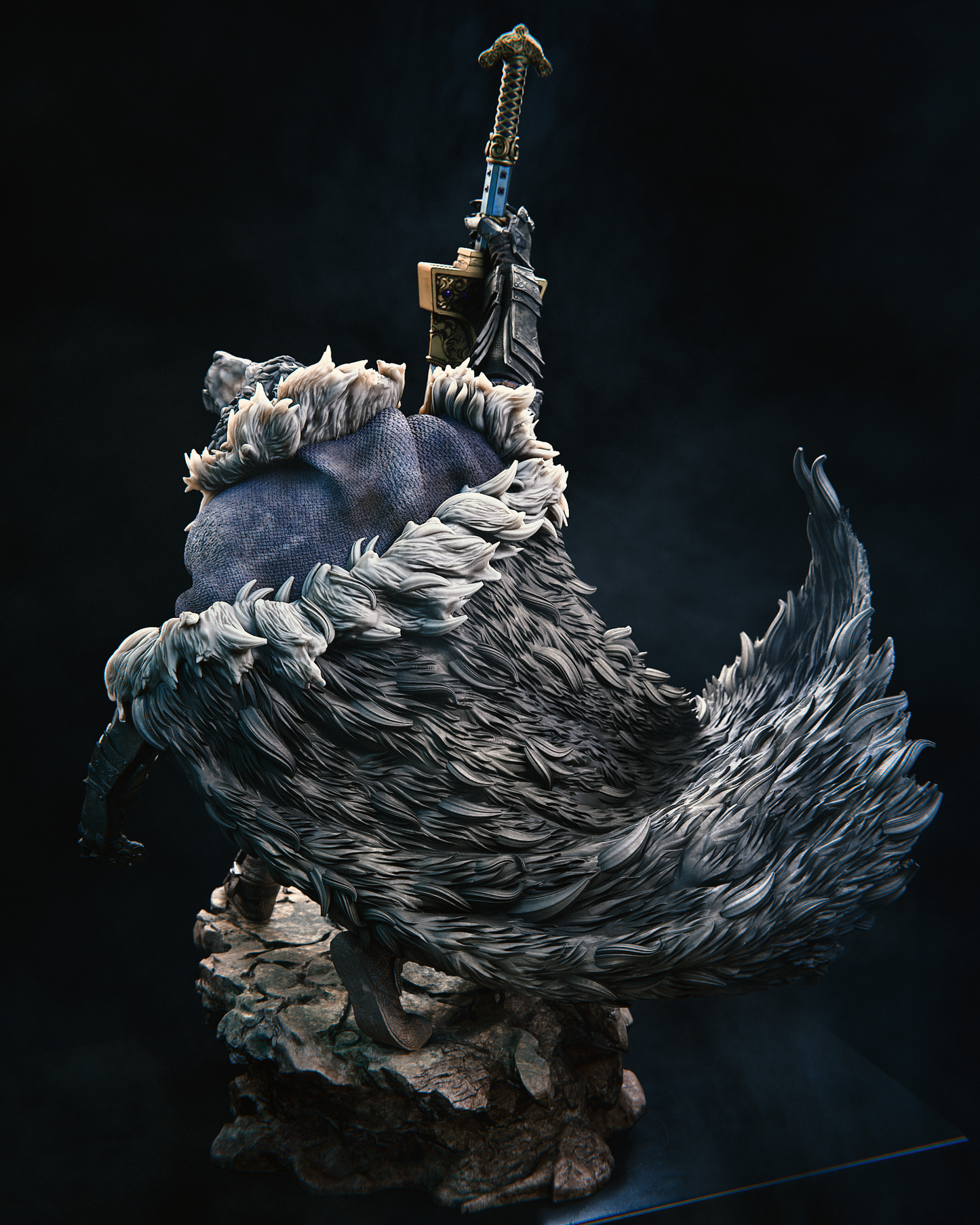 Blaidd the Half-Wolf | Elden Ring | Handcrafted Figure