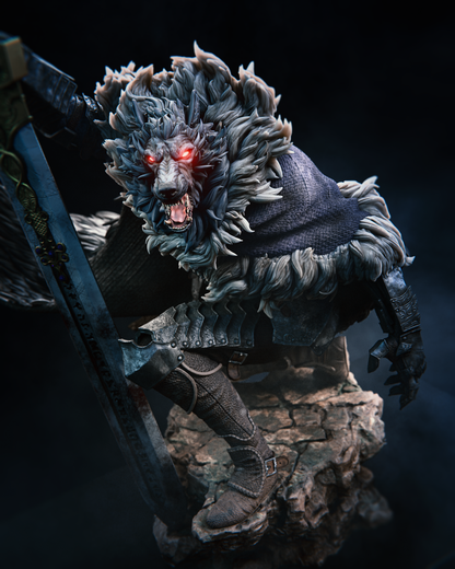 Blaidd the Half-Wolf | Elden Ring | Handcrafted Figure