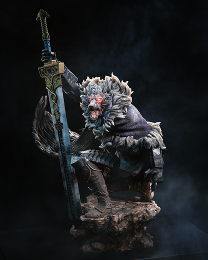 Blaidd the Half-Wolf | Elden Ring | Handcrafted Figure