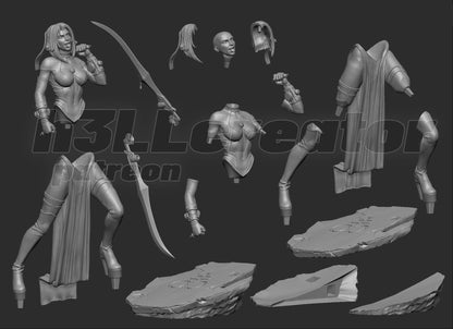 Crimson Dhampir | Handcrafted Figure