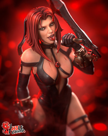 Crimson Dhampir | Handcrafted Figure