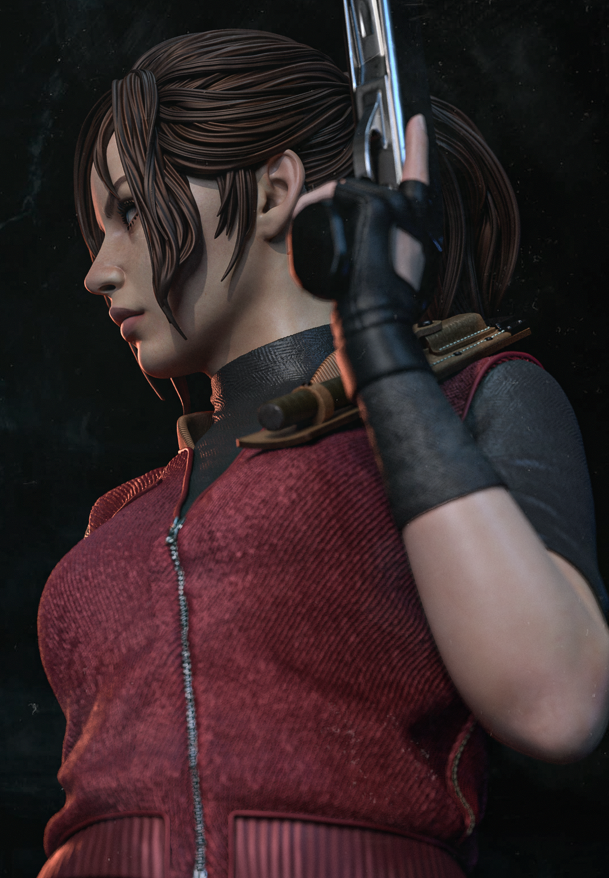 Red Jacket Survivor | Handcrafted Figure