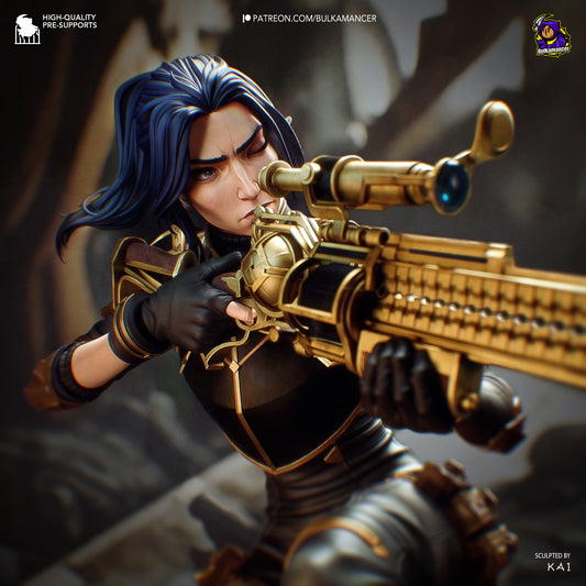 Caitlyn | Arcane | Handcrafted Figure