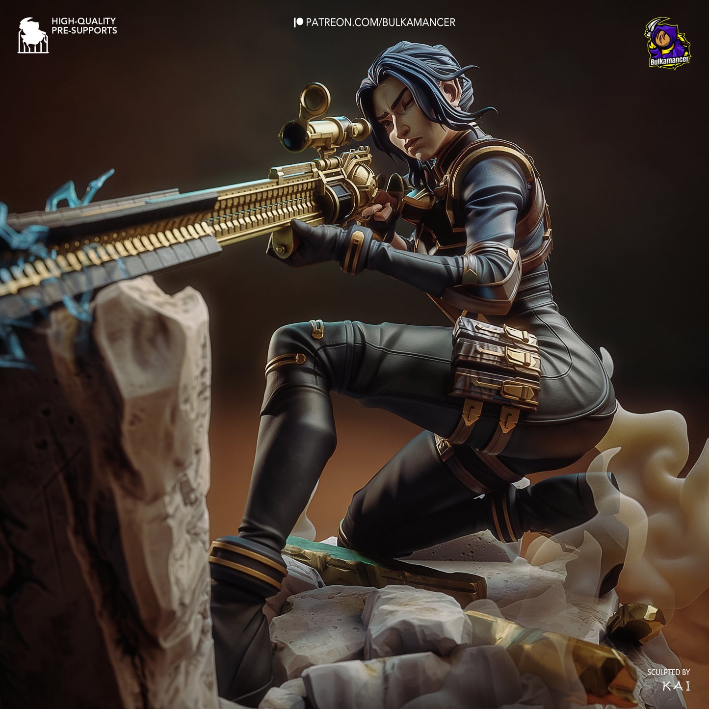 Caitlyn | Arcane | Handcrafted Figure