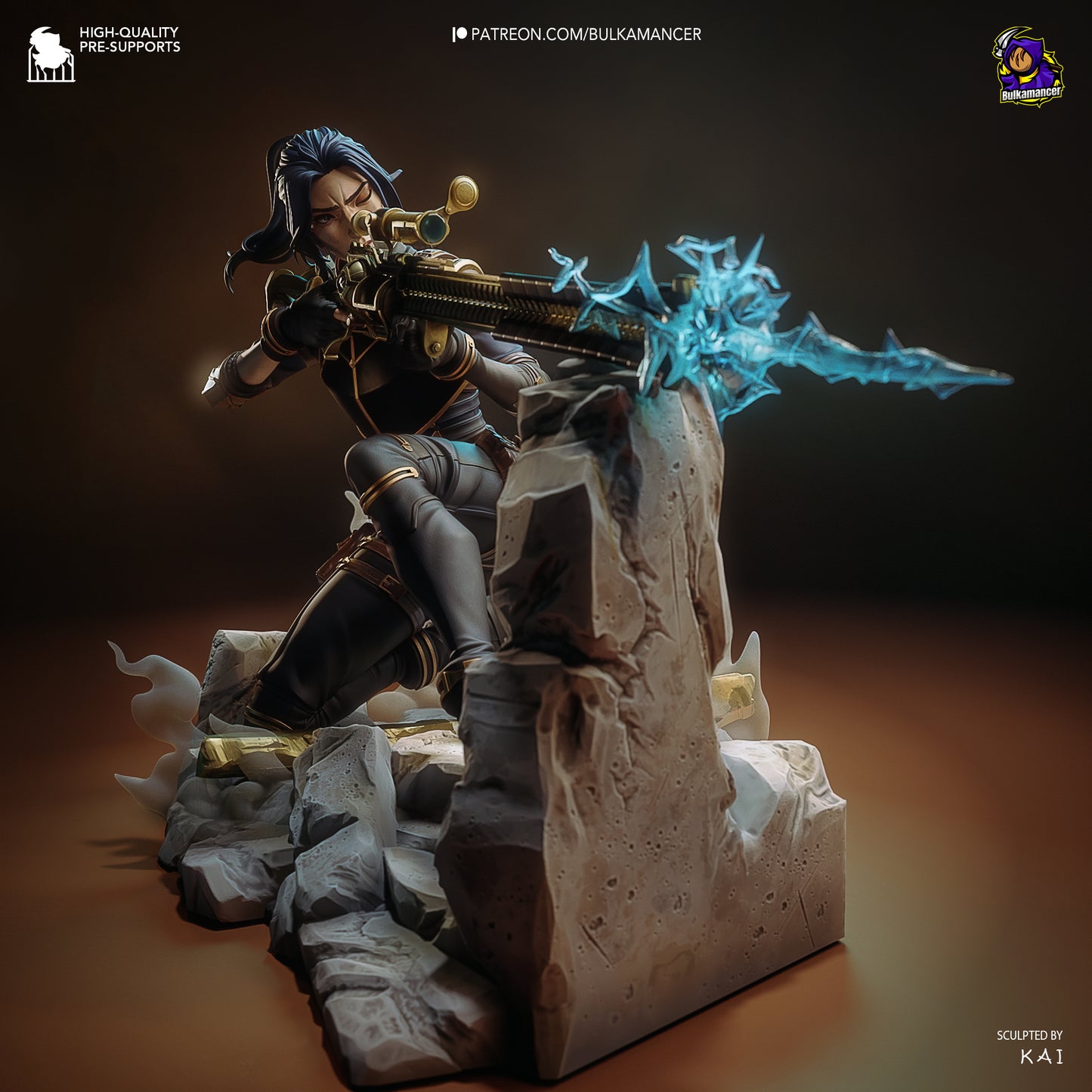 Caitlyn | Arcane | Handcrafted Figure