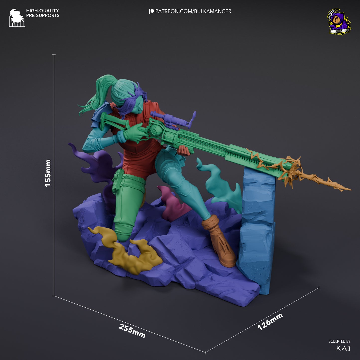 Caitlyn | Arcane | Handcrafted Figure