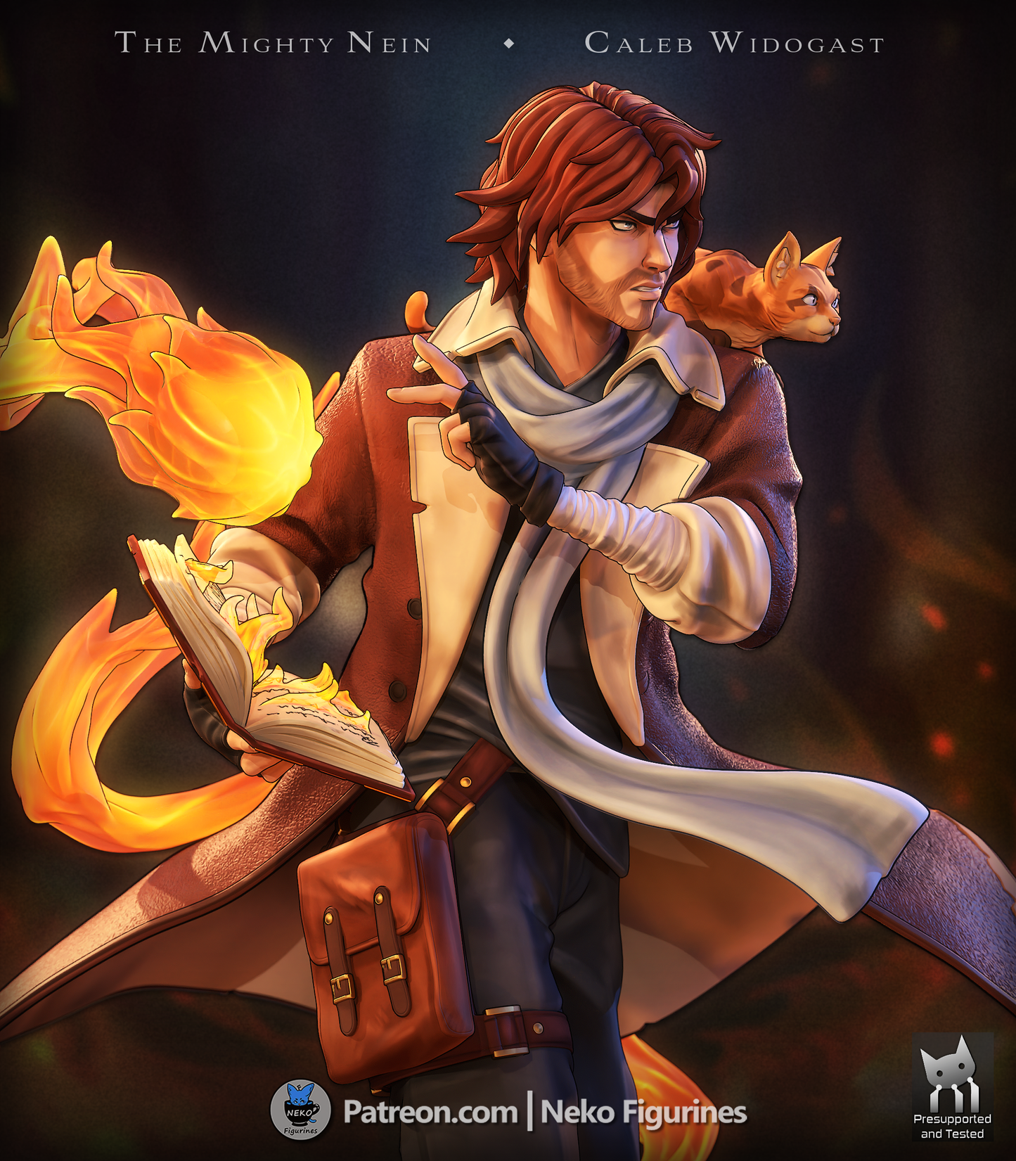 Caleb Widogast | The Mighty Nein | Handcrafted Figure