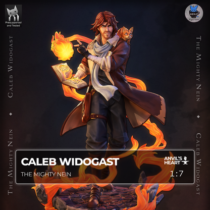 Firebound Wizard | Handcrafted Figure