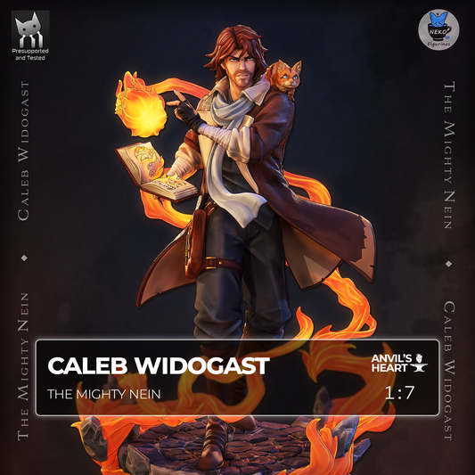 Firebound Wizard | Handcrafted Figure