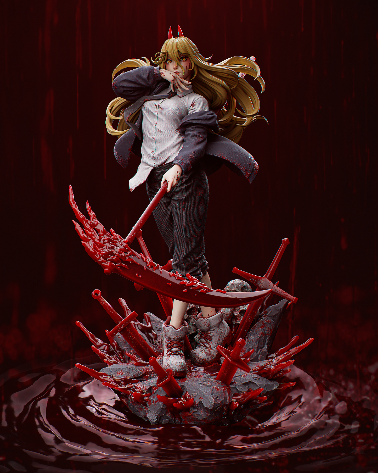 The Blood Fiend Queen | Chainsaw | Handcrafted Figure