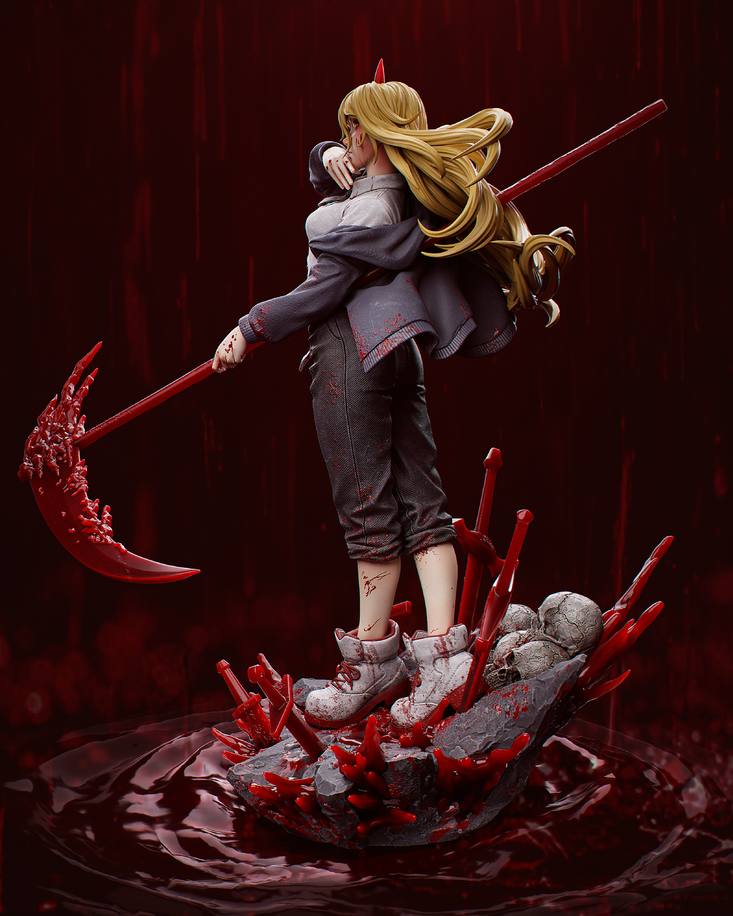The Blood Fiend Queen | Chainsaw | Handcrafted Figure