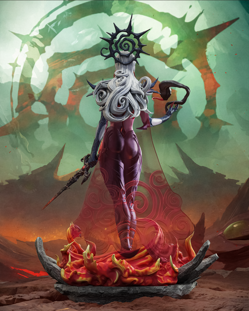 Goddess of Shadows | Handcrafted Figure