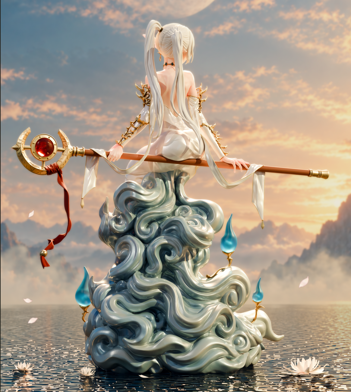 Ancient Elf Mage | Handcrafted Figure