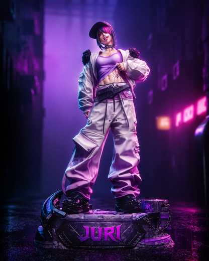 Purple Spider Kicker | Handcrafted Figure